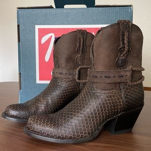 Tony Lama Bernadette Women’s Cowboy Boot Snake Leather, Size 8 NWT